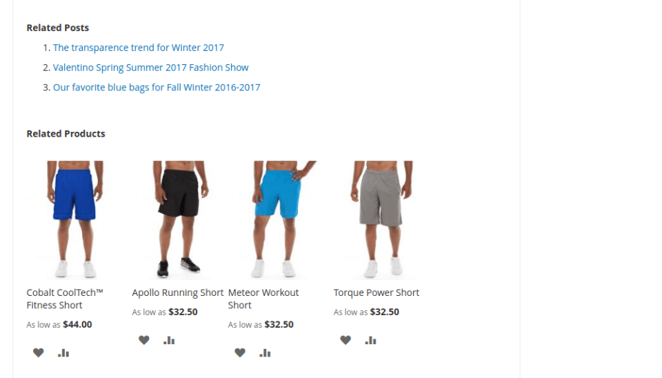 screenshot of Magento 2 Blog Extension